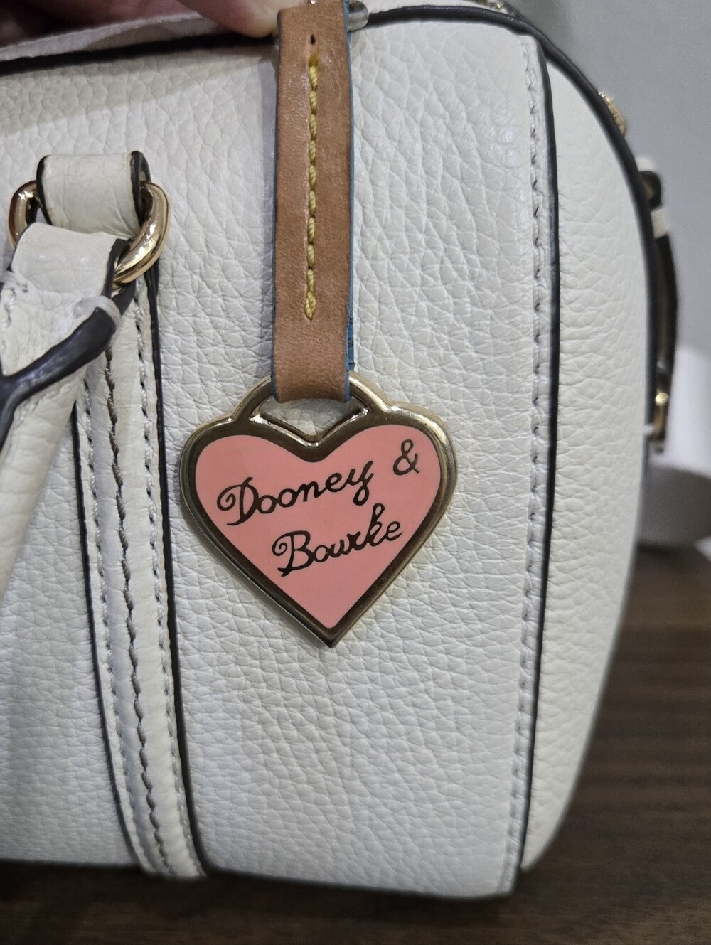 Y2K Vintage Dooney & Bourke Pink Heart Purse Charm